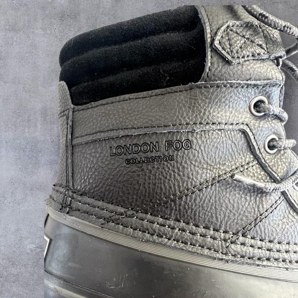 London Fog Ashford 3 Waterproof Insulated Duck Boots Black Men’s CG0440 Sz: 8M - Picture 8 of 12